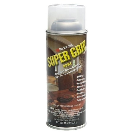 Performix 91209-6 Clear Super Grip Non Skid Fabric Coating Spray; 11.5 Oz